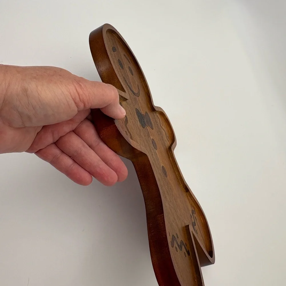 Wooden Gingerbread Man Cutting Board